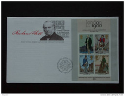 Groot-Brittannië Grande Bretagne London 80 Exhibition Rowland Hill FDC Yv BF 2 - Rowland Hill