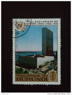 Burundi 25 Verjaardag Anniversaire VN ONU Yv LP PA 179 O - Used Stamps