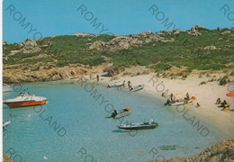 CARTOLINA  PORTO ROTONDO,SASSARI,SARDEGNA,ISOLA DI MORTORIO,VACANZA,SPIAGGIA,LUNGOMARE,BARCHE A VELA,NON VIAGGIATA - Carbonia