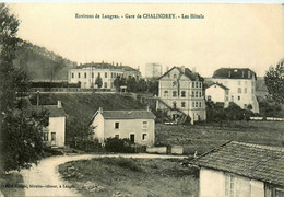 Chalindrey * La Gare Et Les Hôtels * Ligne Chemin De Fer Haute Marne * Environs De Langres - Chalindrey