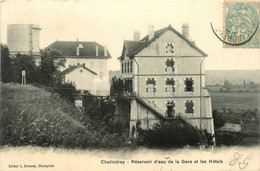 Chalindrey * 1905 * Réservoir D'eau De La Gare Et Les Hôtels * Château D'eau - Chalindrey