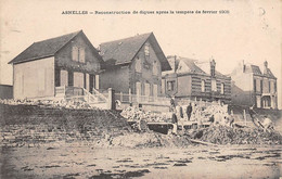 Asnelles       14        Reconstruction De Digues Après La Tempête De 1905              (voir Scan) - Altri & Non Classificati