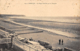 Asnelles       14        La Digue Détruite Par La Tempête               (voir Scan) - Altri & Non Classificati