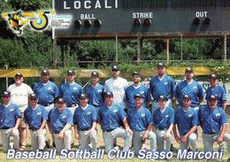 Sasso Marconi, Bologna, Emilia Romagna, Baseball, Softball, Annullo Postale, Marcofilia - Honkbal