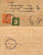 22- 7 - 1677 Carte Lettre Pneumatique  Paris 1921 - Pneumatici