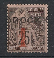 OBOCK - 1892 - N°Yv. 21 - Alphée Dubois 1 Sur 25c - VARIETE Surcharge à Cheval - Neuf Luxe ** / MNH / Postfrisch - Unused Stamps
