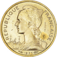 Monnaie, Madagascar, 10 Francs, 1953, Paris, ESSAI, FDC, Bronze-Aluminium - Madagascar
