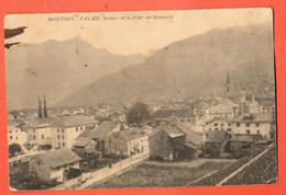 ZRB-06 Quartier De Monthey Et Dent De Morcles   Circulé 1911 Vers Haute-Savoie, Timbre Manque - Monthey