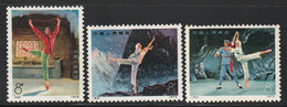 CHINE - N°1887/9 ** (1973) Ballet - Unused Stamps