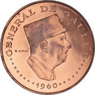 Monnaie, Tchad, Général De Gaulle, 10000 Francs, 1970, Paris, ESSAI, SPL - Tchad