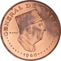 Monnaie, Tchad, Général De Gaulle, 10000 Francs, 1970, Paris, ESSAI, SPL - Ciad