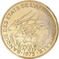 Monnaie, États De L'Afrique Centrale, 25 Francs, 1975, Paris, ESSAI, FDC - Central African Republic