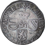 Monnaie, Pays-Bas Espagnols, BRABANT, Albert & Isabelle, Liard, 12 Mites, 1608 - Paesi Bassi Spagnoli