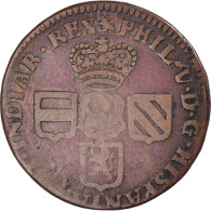 Monnaie, Pays-Bas Espagnols, NAMUR, Philip V Of Spain, 2 Liards, 1709, Namur - Spanish Netherlands