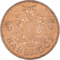 Monnaie, Barbade, Cent, 1976 - Barbados