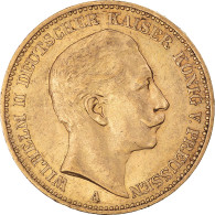 Monnaie, Etats Allemands, PRUSSIA, Wilhelm II, 20 Mark, 1904, Berlin, TTB+, Or - Altri & Non Classificati