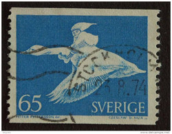 Zweden Suède 1971 Wilde Gans Oie Sauvage Yv 707 O - Oche