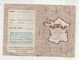 Publicité , 8 Pages , 1950, DSTAR , D.S.T.A.R, Station Technique Auto-radio, Ets Marcel Peltier ,9 Bd Du Lycée , VANVES - Werbung
