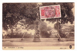 Carte Postale 1919 Conakry Guinée Française Bruxelles Belgique - Briefe U. Dokumente