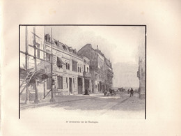 1887 - Gravure Sur Bois - Paris (9ème) - Rue De Boulogne Actuellement Rue Ballu - PREVOIR FRAIS DE PORT - Sin Clasificación