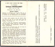 Bidprentje Oostende - Bouilliart Livinus (1914-1959) - Imágenes Religiosas