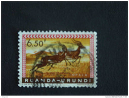 Ruanda-Urundi 1959 Beschermde Dieren Animaux Protégé Impala 214 O - Usati