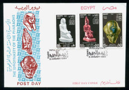 EGYPT / 1994 / POST DAY / AMENHOTEP III / QUEEN HATSHEPSUT / THUTMOSE III / FDC. - Briefe U. Dokumente