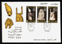 EGYPT / 1993 / POST DAY / SESOSTRIS I / AMENEMHET III / HUR I / FDC - Cartas & Documentos