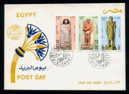 EGYPT / 1989 / POST DAY / PRINCESS NOFRET / PRINCE RAHOTEB / SHEIKH EL BALAD / FDC - Storia Postale