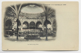 PARIS EXPOSITION UNIVERSELLE 1900 CARTE COULEURS   LA SALLE DES FETES  + SAGE 10C PARIS INVALIDES - 1877-1920: Semi-moderne Periode