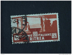 Eritrea Erythree 1933 Pécherie Yv 198 O - Eritrea