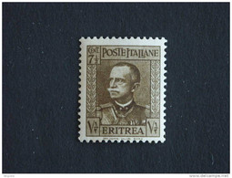 Eritrea Erythree 1931 Victor-Emmanuel III Yv 187 MNH ** Gomme Décoloré Lijm Verkleurd - Eritrea