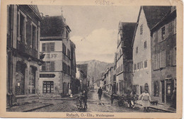 28842# CARTE POSTALE RUFACH OBER ELSASS WEIDENGASSE Obl ROUFFACH HAUT RHIN 1924 ALSACE NANCY MEURTHE ET MOSELLE - Rouffach