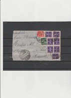 Italia Regno 1941 - Busta Posta Aerea X Argentina Del 1941 Affrancata Con 9 Stamps  PA (1 80c,1 L 5., 7 L. 1) - Marcophilie (Avions)