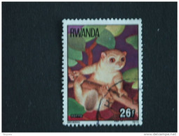 Rwanda Ruanda 1978 Apen Singes Potto Yv 825 OBP 864 O - Monkeys