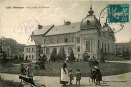 Quimper * Vue Sur Le Jardin Du Théâtre * Coiffe - Quimper