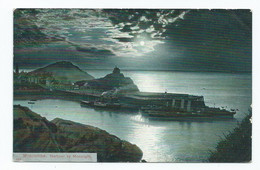 Devon   Postcard  Ilfracombe Harbour By Moonlight Posted 1904 - Lynmouth & Lynton