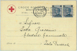 86699 - ITALY  - Postal History -  POSTCARD 1925 - Medicine RED CROSS - Croix-Rouge