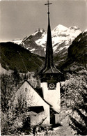 Delcampe - Kandersteg - Kirche Mit Blümlisalp (12391) - Kandersteg