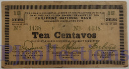 PHILIPPINES 10 CENTAVOS 1942 PICK S573 ERROR INVERTED BACK - Philippines