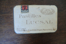 Ancienne Boite En Métal - Pastilles Lucsal - - Boîtes