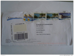 Griekenland Grèce Greece Letter Cover Brief 2010 Registered To Belgium - Covers & Documents