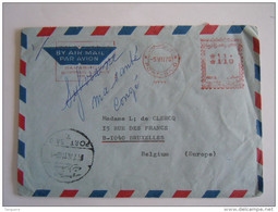 Egypte Lettre Brief Cover 1976 Port-Said EMA Damanhour Shipping Agency To Belgium - Covers & Documents