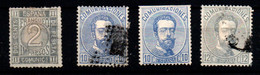 España Nº 116, 121, 122, 121A. Año 1872 - Used Stamps