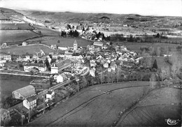 15-ARPAJON-SUR-CERE-VUE GENERALE AERIENNE  ET LA GARE - Arpajon Sur Cere