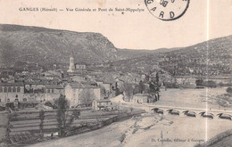 GANGES (Hérault) - Vue Générale Et Pont De Saint-Hippolyte - Ganges