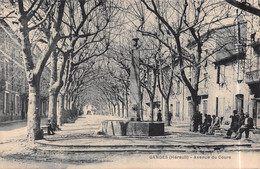 GANGES (Hérault) - Avenue Du Cours - Fontaine - Ganges