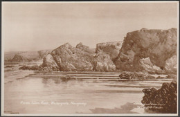 Douglas Pinder - Lion Rock, Watergate, Newquay, Cornwall, C.1940 - Sweetman RP Postcard - Newquay