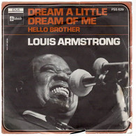 LOUIS ARMSTRONG  " Dream A Little Dream Of Me" " STATESIDE  FSS 629 - Jazz