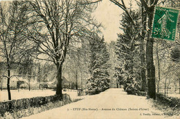 étuf * Avenue Du Château ( Saison D'hiver ) Neige - Sonstige & Ohne Zuordnung